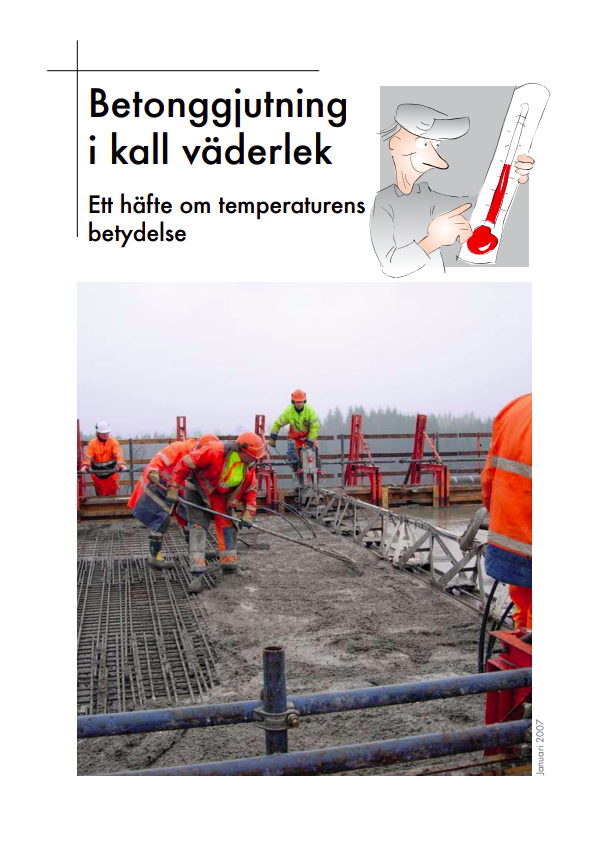 Betonggjutning Kall Vädelek